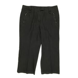 Larry Levine Capri Women's size 10 Dark Wash Black‎ Denim jeans